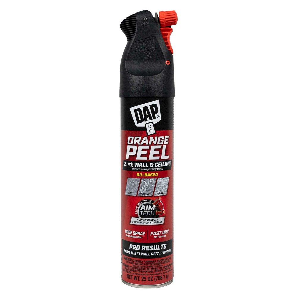 Orange Peel Oil Based 2-In-1 Wall & Ceiling Texture Spray in White 