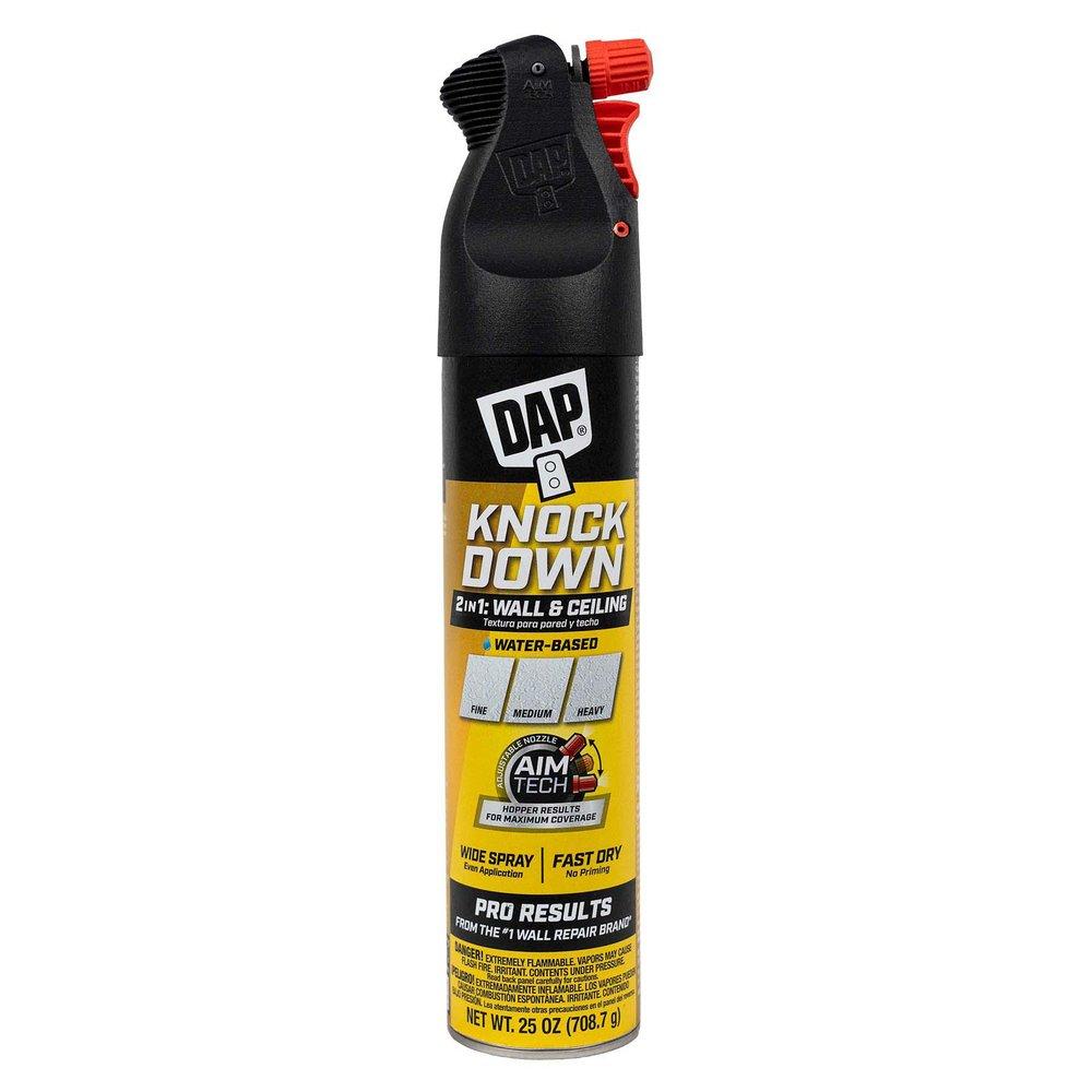Knockdown Water Based 2-In-1 Wall & Ceiling Texxture Spray in White 