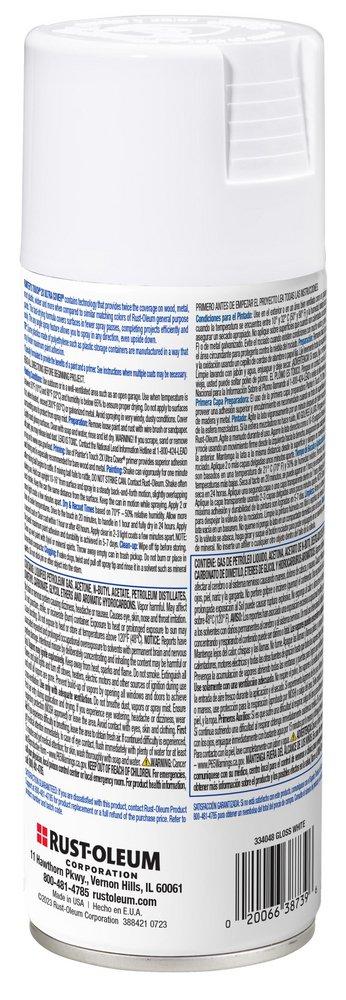 RUST-OLEUM PAINTER'S TOUCH 2X SPRAY PAINT GLOSS WHITE 12 OZ 