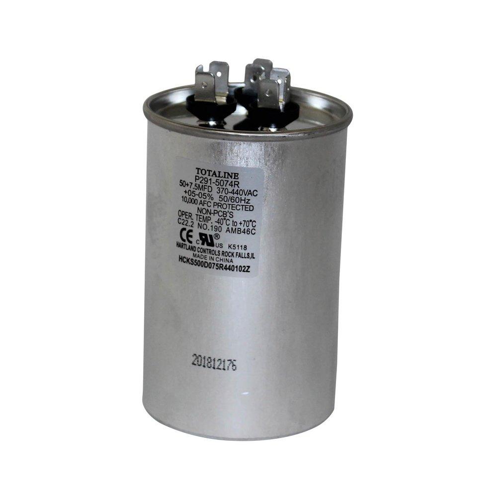 DU RUN CAP 50/7.5MFD 440V RND 
