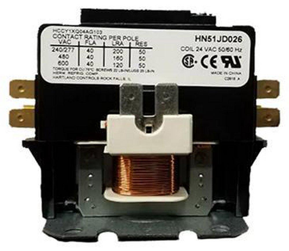 Carrier Corporation 208/230V Single Phase Contactor 