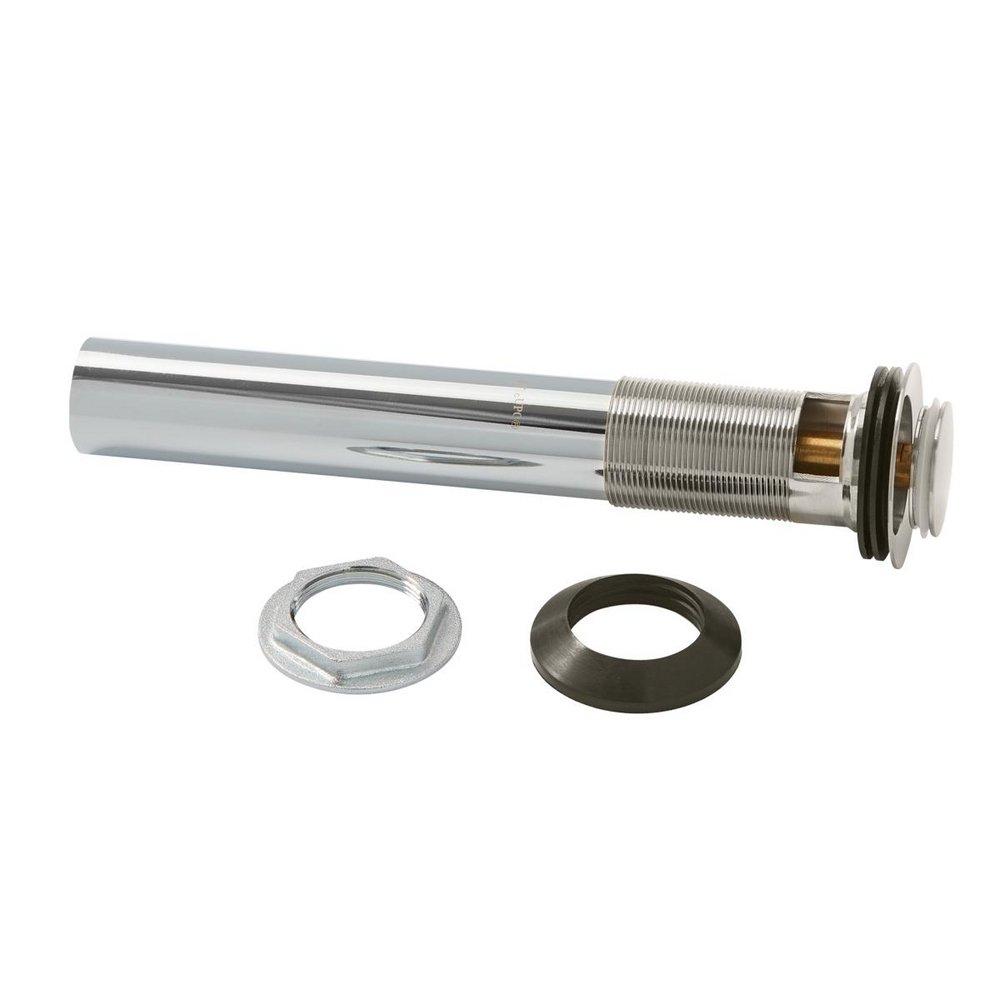 PUSH AND SEAL ALL METAL DRAIN IN BRUSHED NICKEL 