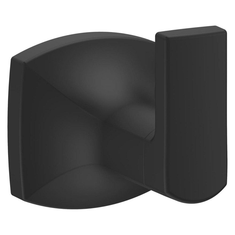 Single Robe Hook in Matte Black 