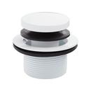 Signature Hardware White Brass Toe-Tap Drain 
