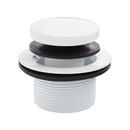 Signature Hardware White Brass Toe-Tap Drain 