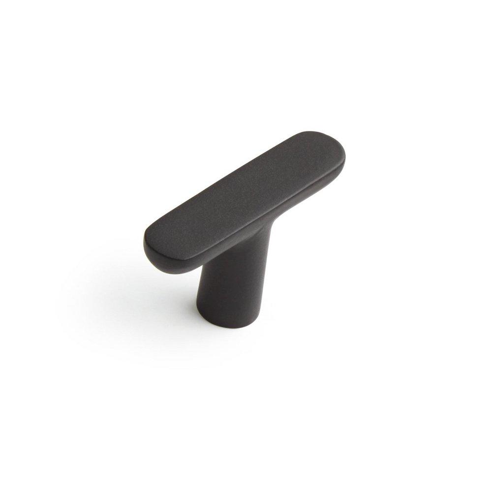 NOVAK BRASS T KNOB - MATTE BLACK 