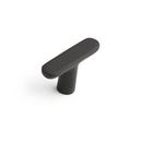 NOVAK BRASS T KNOB - MATTE BLACK 