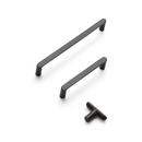 NOVAK BRASS T KNOB - MATTE BLACK 