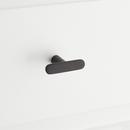 Signature Hardware Matte Black Brass T-Knob 