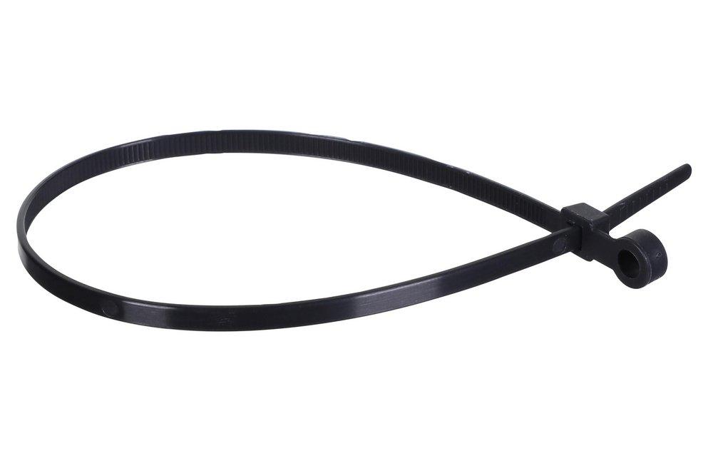 CABLE TIE, BLK,11IN,PK OF 100 
