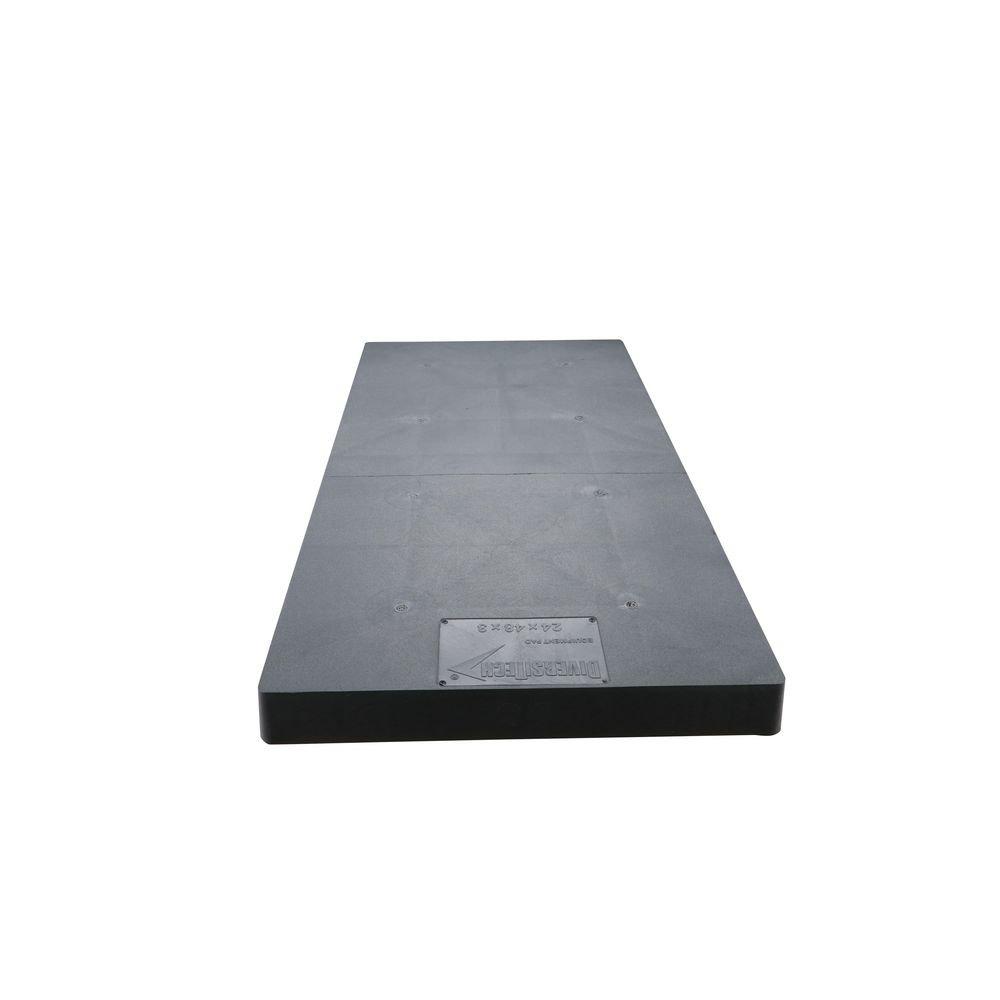 DiversiTech&reg; Grey Equipment Pad Plastic 