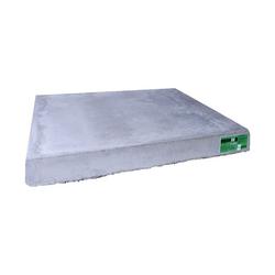 40 in. x 40 in. x 4 in. Concrete Equipment Pad - Grey