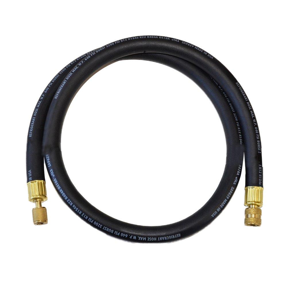 JB Industries Black Refrigerant Charging Hose 