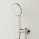 Signature Hardware Polished Nickel Pressure Balanced Shower System with Shower Head, Hand Shower, Hose, Valve Trim, and Diverter - Valve Included 