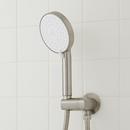 Signature Hardware Brushed Nickel Pressure Balanced Shower System with Shower Head, Hand Shower, Hose, Valve Trim and Diverter - Valve Included 