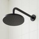 Signature Hardware Matte Black Pressure Balanced Shower System with Dual Shower Heads, Valve Trim and Diverter - Valve Included 