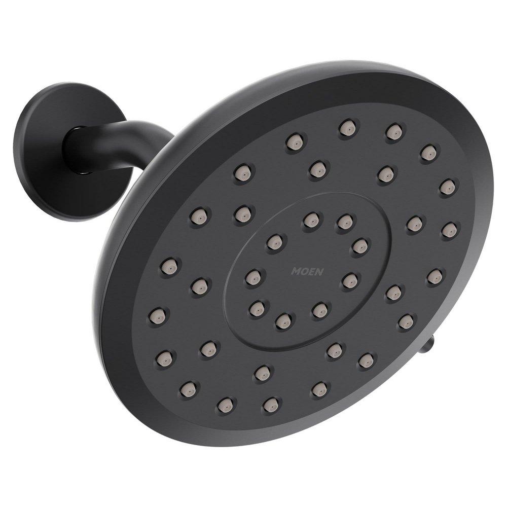 Moen Matte Black Single Function Showerhead 