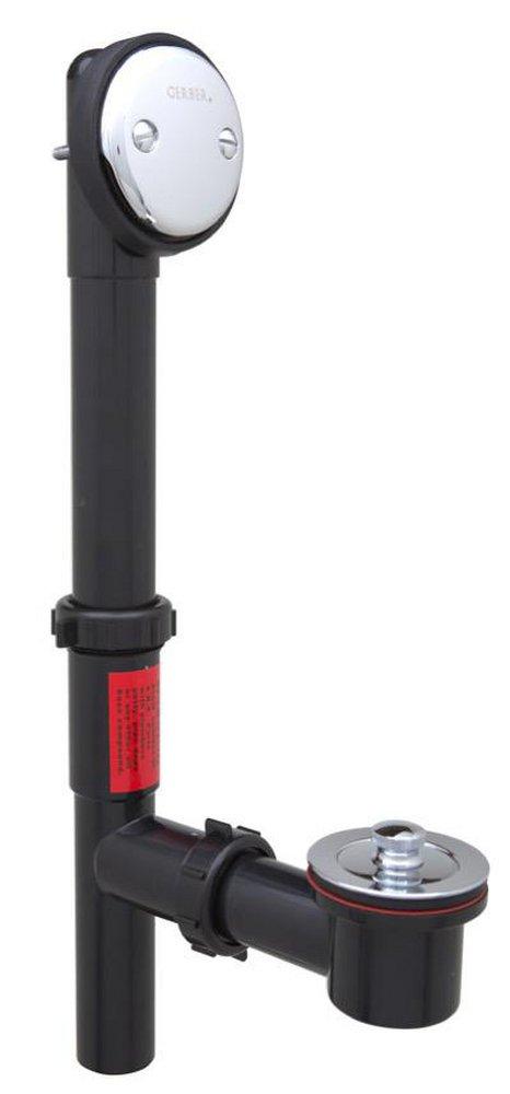 Gerber Plumbing Polished Chrome 16 in. Plastic Trip Lever Drain 