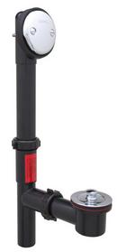 Gerber Plumbing Polished Chrome 16 in. Plastic Trip Lever Drain 