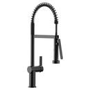 Single Handle Pull Down Kitchen Faucet in Matte Black