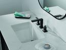 Two Handle Widespread Bathroom Sink Faucet in Matte Black 