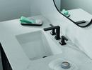 Two Handle Widespread Bathroom Sink Faucet in Matte Black 
