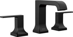 Two Handle Widespread Bathroom Sink Faucet in Matte Black