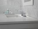 Delta Faucet Chrome Two Handle Widespread Bathroom Sink Faucet 