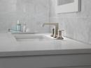 Delta Faucet Stainless Two Handle Widespread Bathroom Sink Faucet 