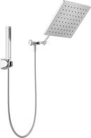 One Handle Single Function Showerhead with Hand Shower in Matte Black