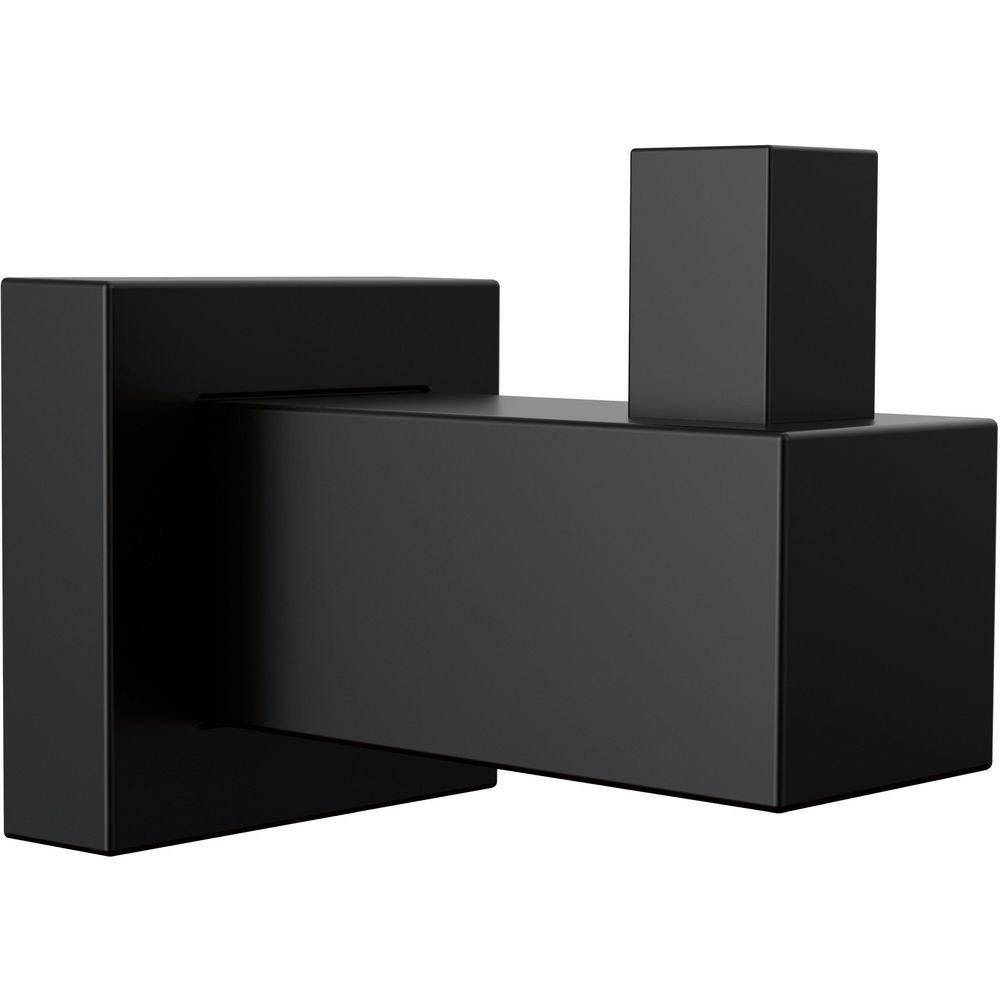 Single Robe Hook in Matte Black 