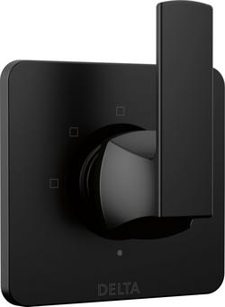 Velum &trade; Single Handle Diverter Trim in Matte Black