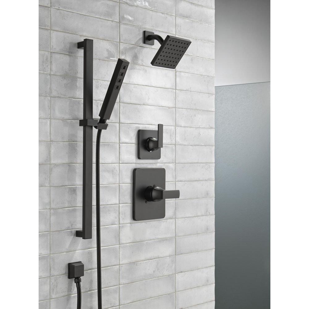 Velum &trade; Single Handle Diverter Trim in Matte Black 