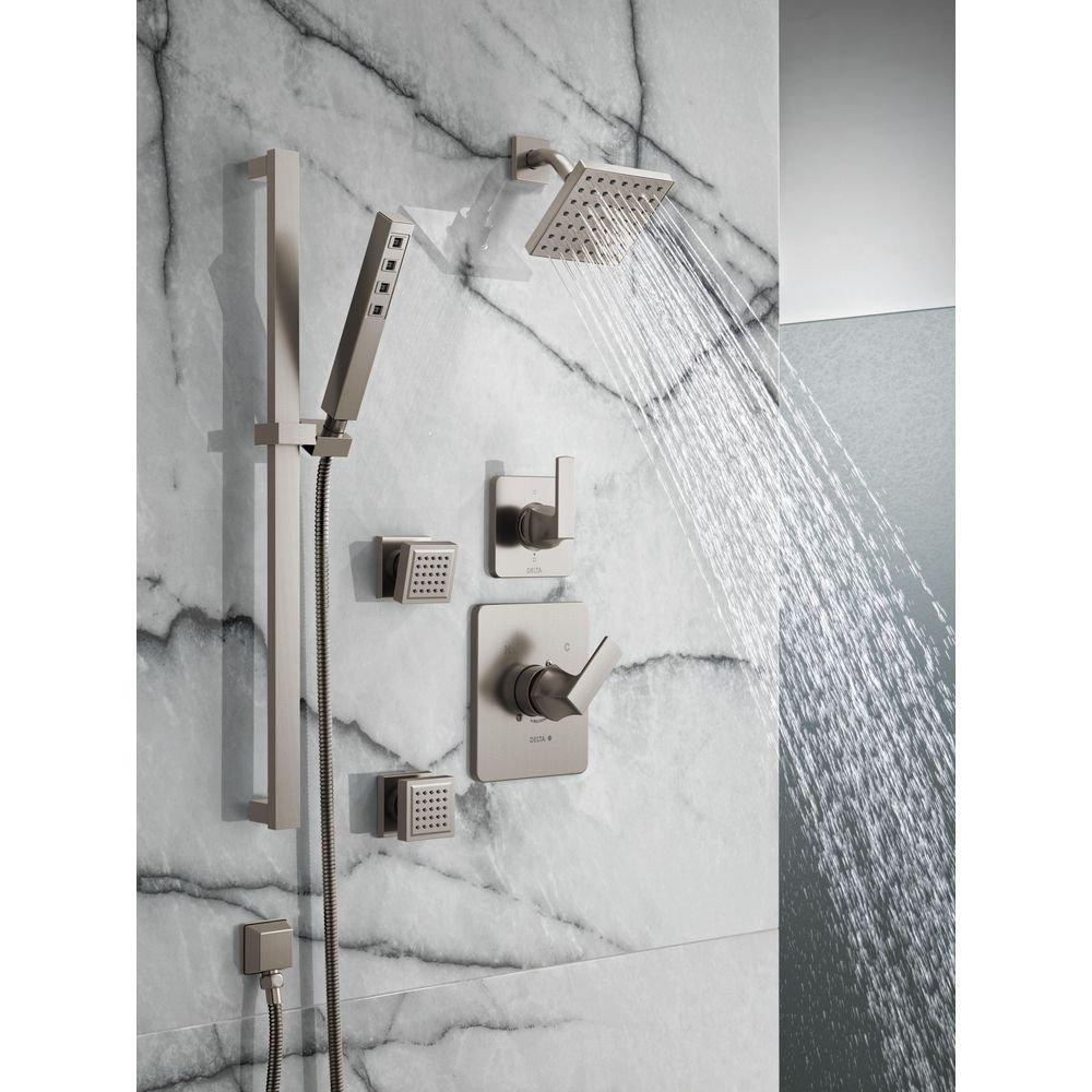 Single Handle Diverter Trim in Stainless 
