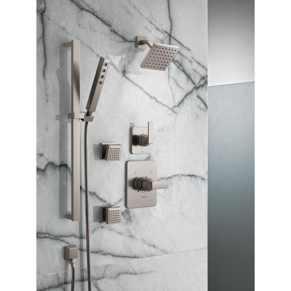 Single Handle Diverter Trim in Stainless 