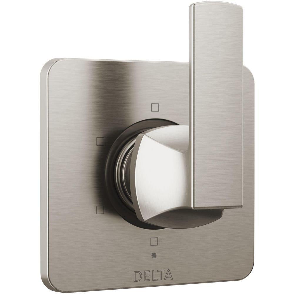 Single Handle Diverter Trim in Stainless 