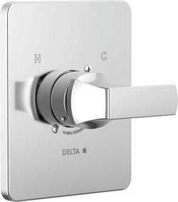 Single Handle Pressure Balancing Valve Trim in Chrome