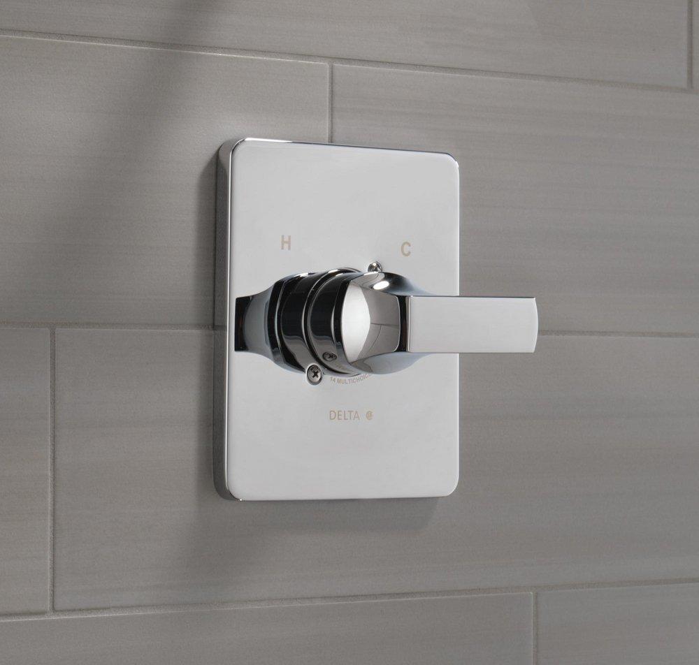Delta Faucet Chrome Single Handle Pressure Balancing Valve Trim 