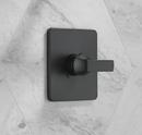 Delta Faucet Matte Black Single Handle Pressure Balancing Valve Trim 