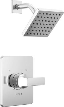 One Handle Single Function Shower Faucet in Chrome (Trim Only)