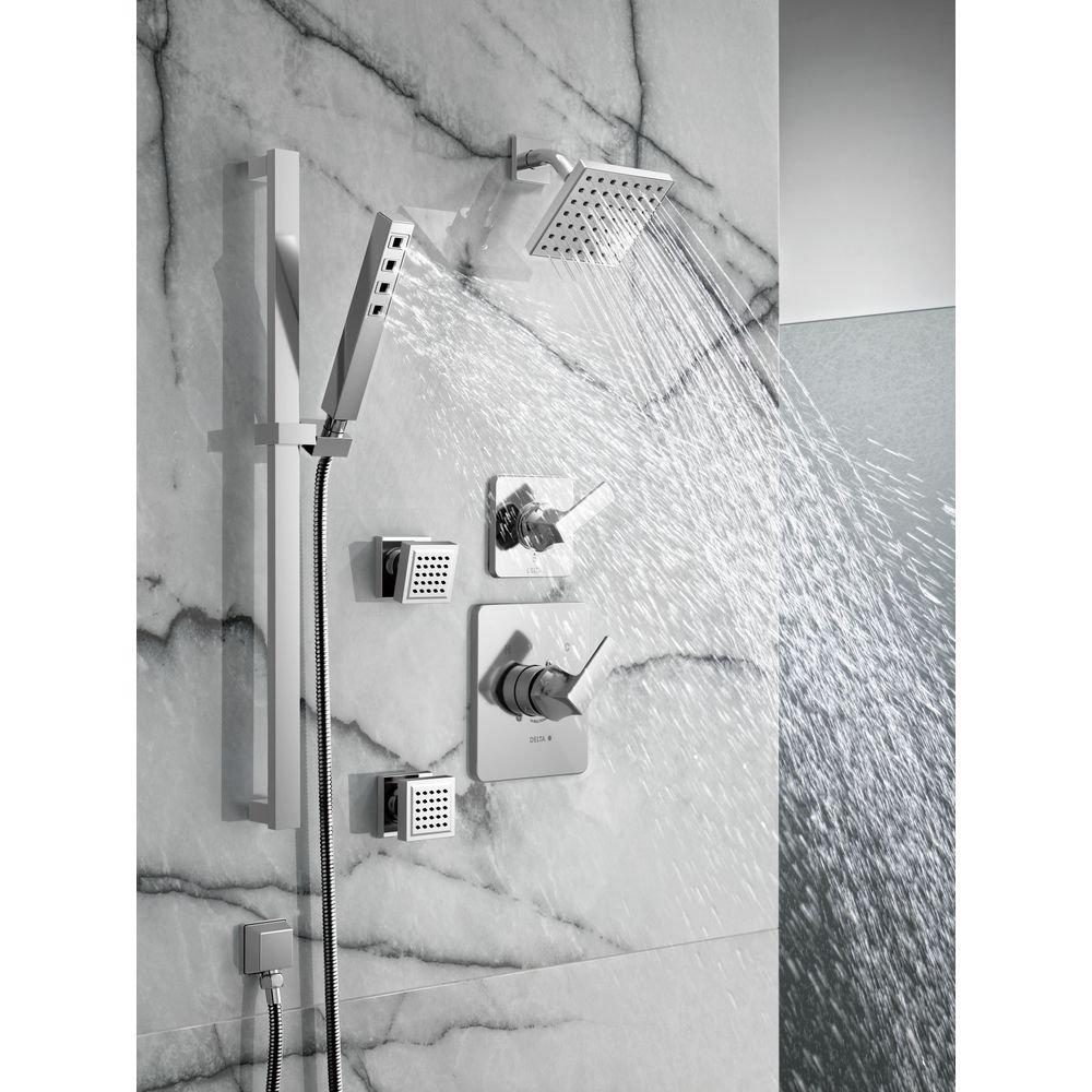 Delta Faucet Chrome One Handle Single Function Shower Faucet (Trim Only) 