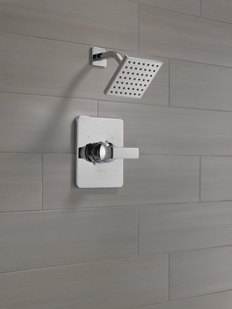 Delta Faucet Chrome One Handle Single Function Shower Faucet (Trim Only) 