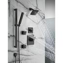 Delta Faucet Matte Black One Handle Single Function Shower Faucet (Trim Only) 
