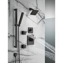 Delta Faucet Matte Black One Handle Single Function Shower Faucet (Trim Only) 
