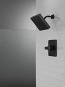 Delta Faucet Matte Black One Handle Single Function Shower Faucet (Trim Only) 