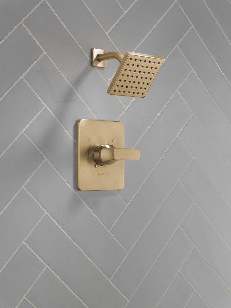 Delta Faucet Champagne Bronze One Handle Single Function Shower Faucet (Trim Only) 