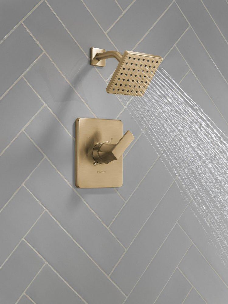 Delta Faucet Champagne Bronze One Handle Single Function Shower Faucet (Trim Only) 