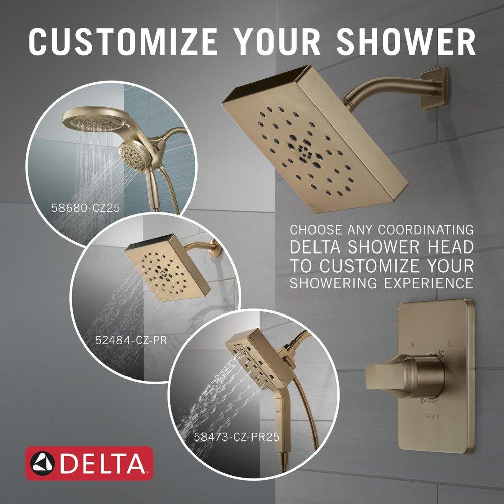 Delta Faucet Champagne Bronze One Handle Single Function Shower Faucet (Trim Only) 