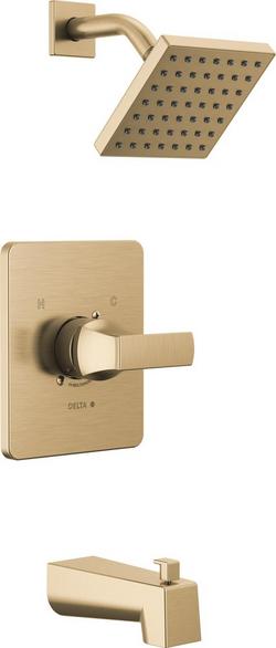 One Handle Single Function Bathtub & Shower Faucet in Brilliance&reg; Champagne Bronze (Trim Only)