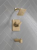Delta Faucet Brilliance Champagne Bronze One Handle Single Function Bathtub & Shower Faucet in Chrome (Trim Only) 